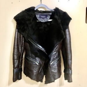 Leather Mustang Hoodie